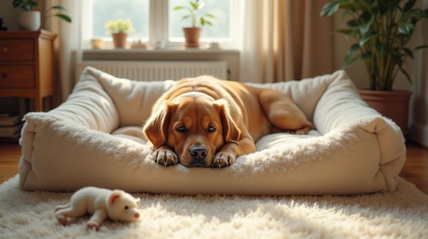Confort optimal pour grand chien avec un panier chien XXL
